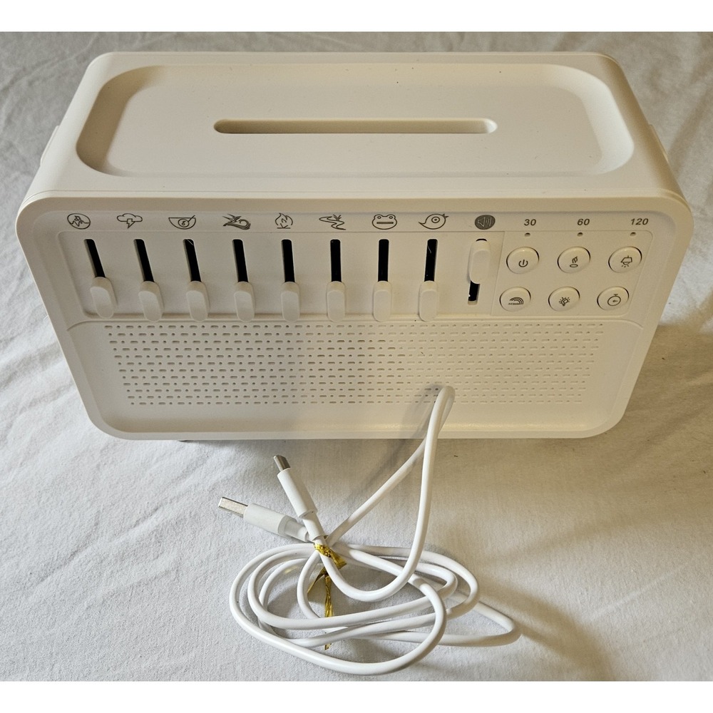 White Noise Machine w/ Diffuser MY-20 Sleep Sound Machine Timer USB Portable - Picture 2 of 4